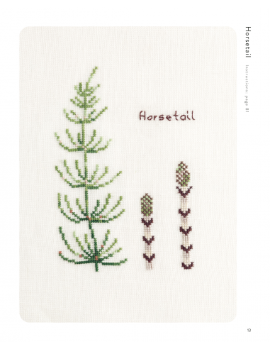 Cross Stitch Wildflowers and Grasses, 32 progetti di ricamo a tema botanico Search Press - 7