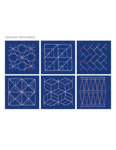 Sashiko 365, Stitch a new sashiko pattern every day of the year by Susan Briscoe Search Press - 2