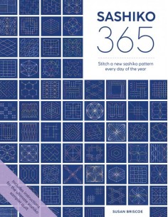 Sashiko 365, Stitch a new sashiko pattern every day of the year by Susan Briscoe Search Press - 1