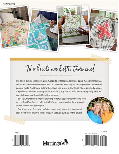 Two-of-a-Kind Quilts - 12 Scrappy Designs That Are Double the Fun by Lissa Alexander, Susan Ache Martingale - 2