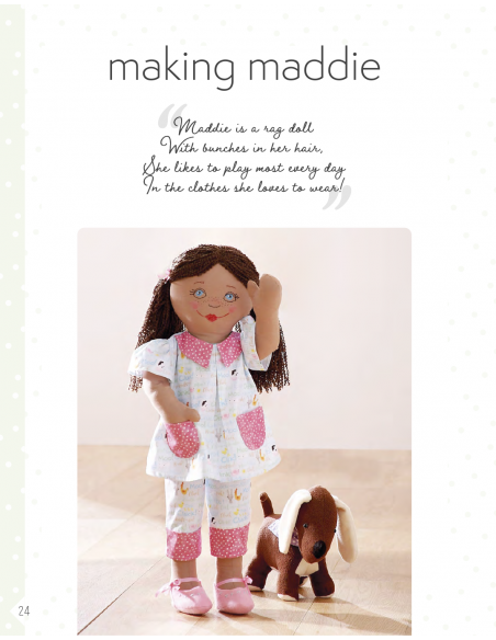 Sew Maddie, The adorable rag doll who loves fun and fashion! by Debbie Shore Search Press - 4
