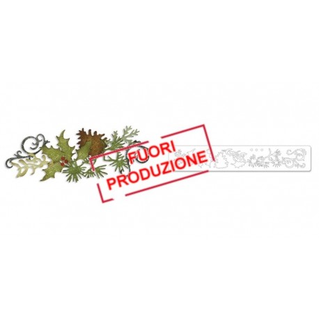 Sizzlits Decorative Strip Die - Festive Greenery by Tim Holtz Ellison - 1