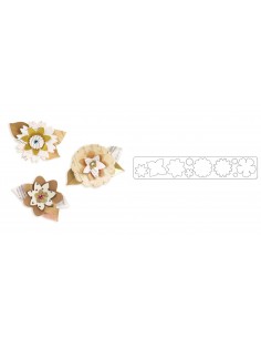 Sizzlits Decorative Strip Die - Summer Florals by Brenda Walton Ellison - 1