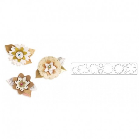 Sizzlits Decorative Strip Die - Summer Florals by Brenda Walton Ellison - 1